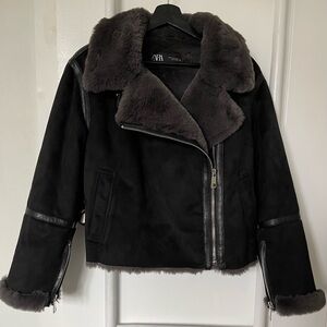 ZARA- Faux suede jacket